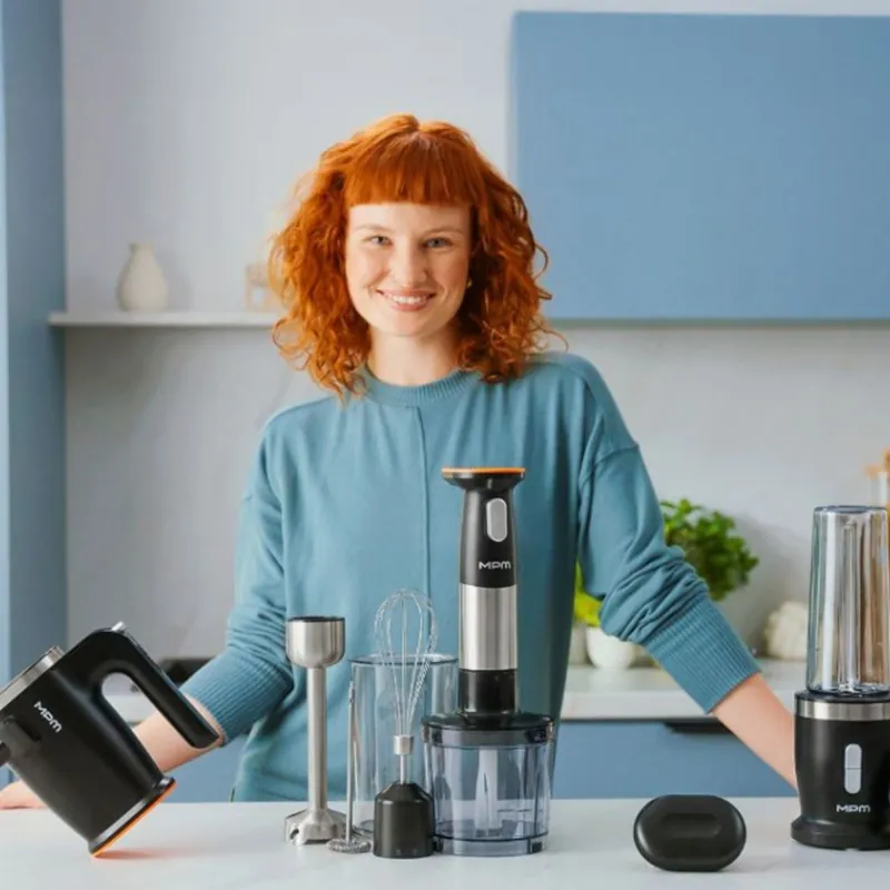 Bežični štapni blender MPM GoFree CMBL-01 od nerđajućeg čelika